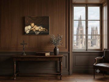 Escuela Barroca Italiana (XVII) - Cristo durmiente, Antiek en Kunst
