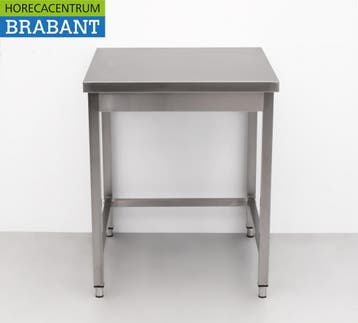 HCB Table de travail en acier inoxydable Basic-line 70 x 70, Verzenden