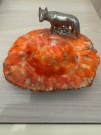 Italia - onyx - Asbak - Onice - Onyx - Antieke asbak uit de