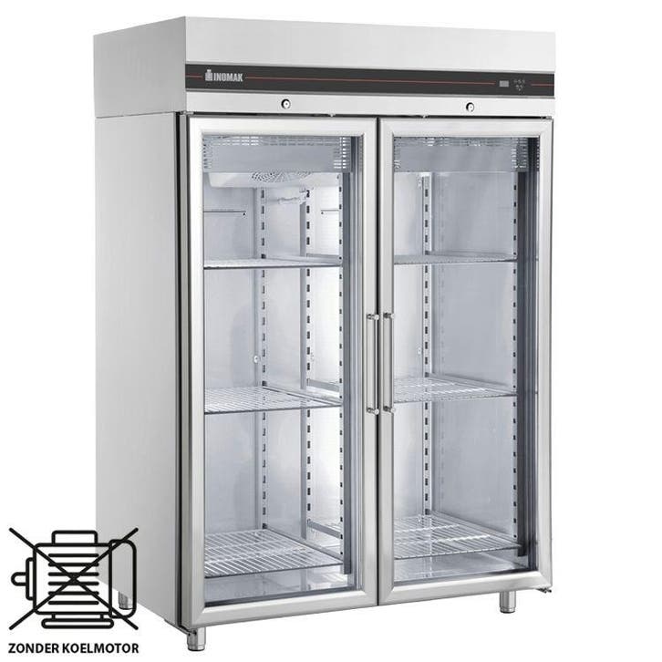 Koelkast | 1430L (2/1 GN) | RVS | -2°C/+8°C | Voor Externe, Zakelijke goederen, Horeca | Keukenapparatuur, Nieuw in verpakking
