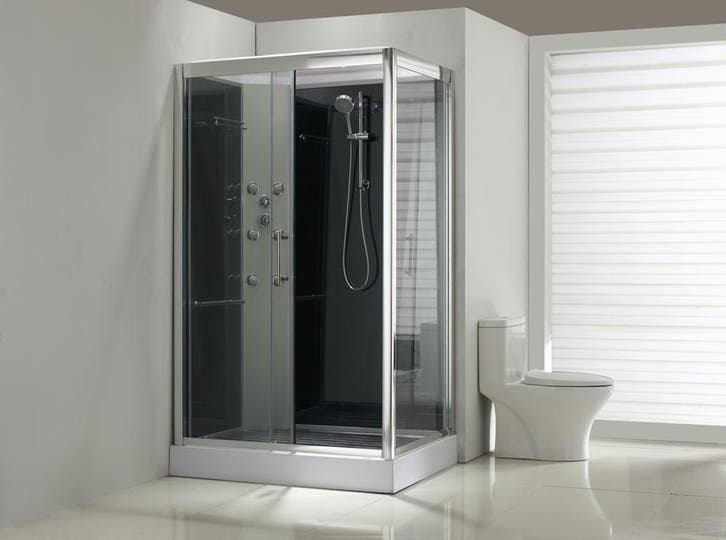 Sunshine links complete douchecabine 120x90x218 alu  5mm, Maison & Meubles, Salle de bain | Meubles de Salle de bain, Enlèvement ou Envoi