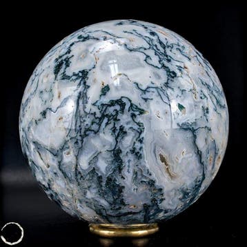 Topkwaliteit Natuurlijke Zeer Artistieke Mosagaat Sphere-