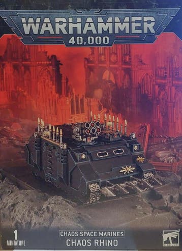 Chaos Space Marines Chaos Rhino (Warhammer 40.000 nieuw), Ophalen of Verzenden, Nieuw