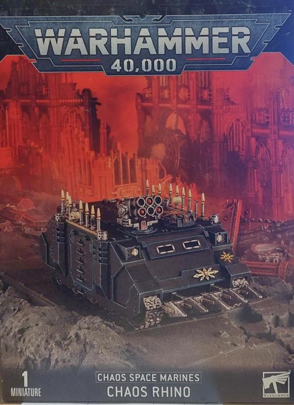 Chaos Space Marines Chaos Rhino (Warhammer 40.000 nieuw), Hobby en Vrije tijd, Wargaming, Ophalen of Verzenden