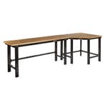 Werkbank hoekopstelling - Hoek werkbank 310 cm. lang zwart, Doe-het-zelf en Bouw, Ophalen of Verzenden, Nieuw