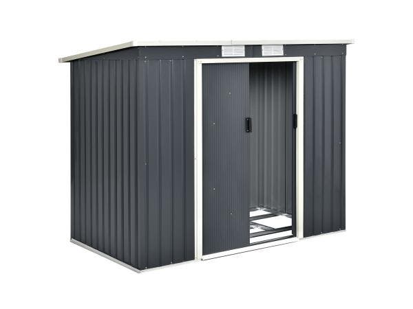 Veiling - Metalen tuinhuis M - 213 × 130 × 173cm, Jardin & Terrasse, Stockage & Armoires de jardin