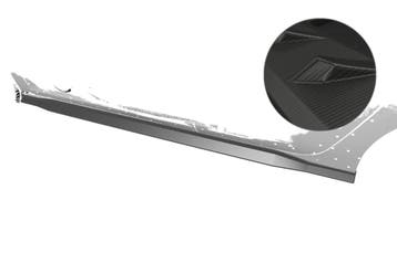 Zijskirts voor Opel Corsa F SS541-M, Verzenden