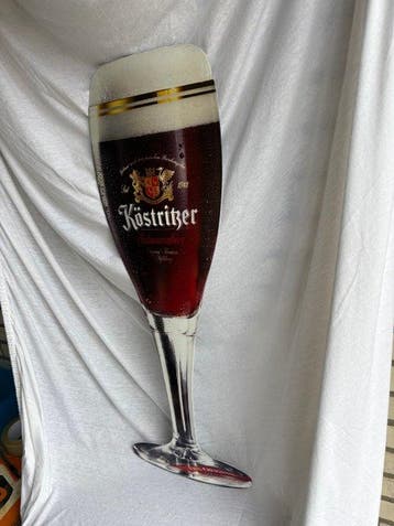 Emaille bord - Köstritzer Schwarzbier – XXL Emaille