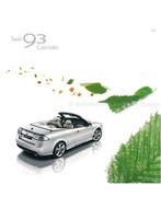 2010 SAAB 93 CABRIOLET BROCHURE NEDERLANDS, Ophalen of Verzenden
