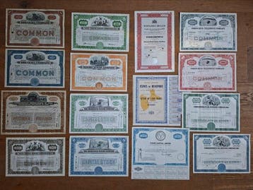 Document - Havana & The Carribean, 15 historic shares and