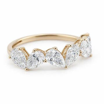 Zonder minimumprijs - Ring - 14 karaat Geel goud - 2.19ct.