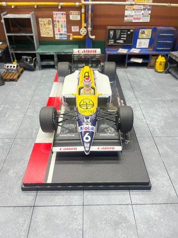 MCG 1:18 - Voiture miniature - Williams Honda FW11 Formula 1