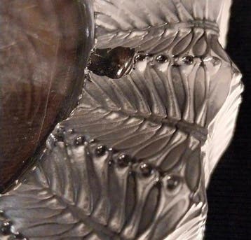 Lalique - René Lalique - Asbak - Jamaïque - Kristal, Antiek en Kunst