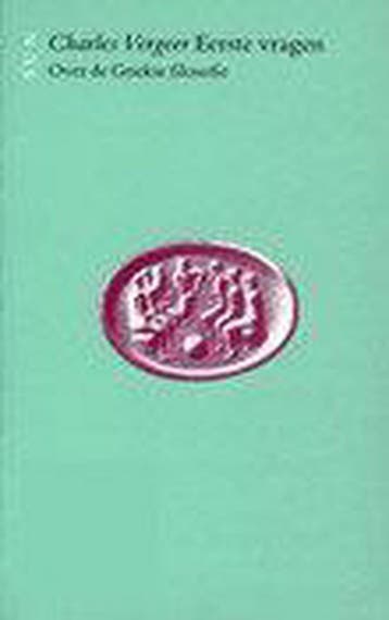 EERSTE VRAGEN. OVER DE GRIEKSE 9789061683117 C. Vergeer, Verzenden, C. Vergeer
