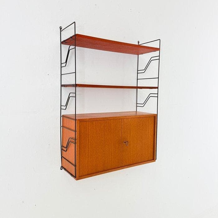 Stellingkast - Teak, Antiek en Kunst, Kunst | Designobjecten