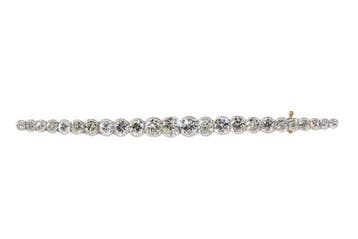 Broche - 18 karaat Geel goud, Platina - 2.64ct. tw. Diamant
