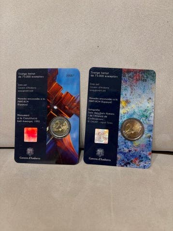 Andorra. 2 Euro 2018 Constitution + Human Rights (2