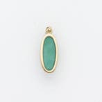 Pendentif - 14 carats Or jaune Turquoise