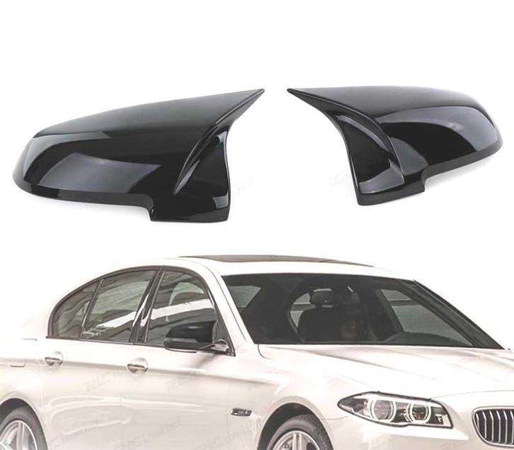 COQUES RÉTROVISEURS POUR BMW F10 F11 LCI F07 LOOK M NOIR BRI, Auto-onderdelen, Carrosserie, Verzenden
