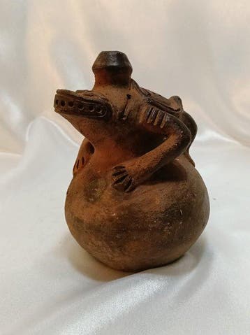 Bouteille - Terre cuite - Zoomorfa