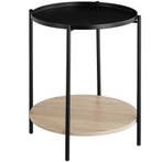 tectake Bijzettafel Sunderland - Industrieel licht hout, eik, Verzenden, Nieuw