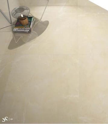 Eternal Creme Beige hoogglans 75x75 vloertegel, Ophalen of Verzenden, Nieuw