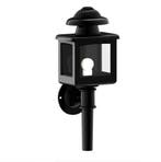 Buitenverlichting wand vierkant Klassieke wandlantaarn Zwart, Verzenden, Minder dan 50 watt, Wandlamp, Nieuw