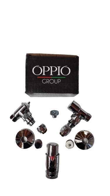 Luxe Chrome thermostatische radiator aansluitset haaks -, Doe-het-zelf en Bouw, IJzerwaren en Bevestigingsmiddelen, Ophalen of Verzenden