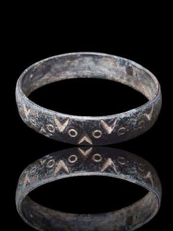 Oud-Romeins Stunning & Rare Wedding Seal Ring (Zonder