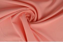 15 meter texture stof - Zalmroze - 150cm breed, Verzenden, 120 cm of meer, Roze, Polyester