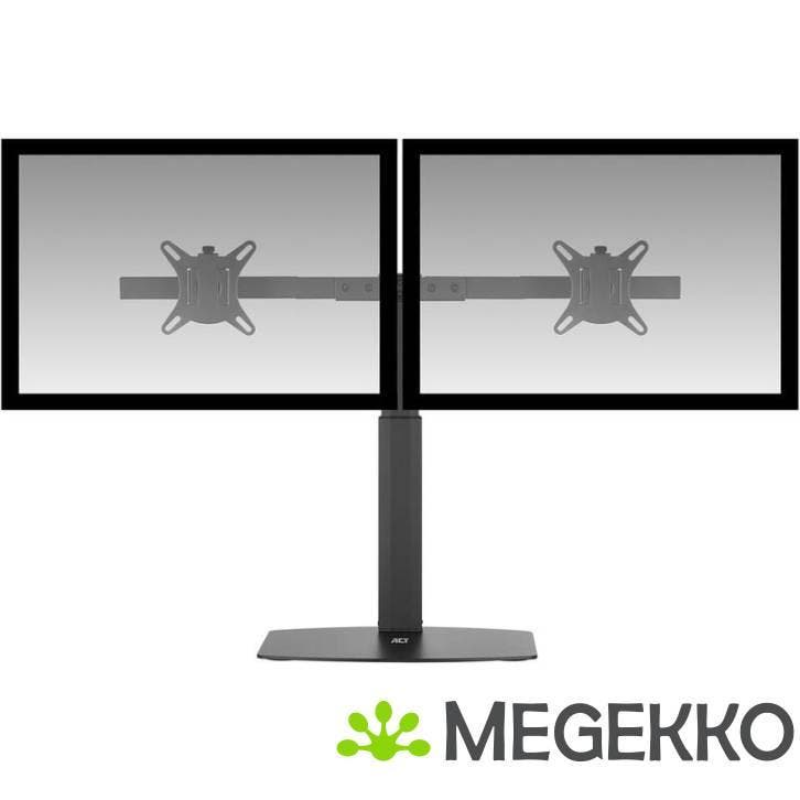 ACT Monitorarm max 27  office, op voet met gasveer,, Computers en Software, Overige Computers en Software, Nieuw, Verzenden
