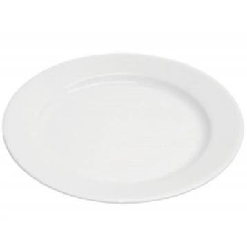 Borden | KASZUB | Porselein | Wit | 6 Stuks | Ø265mm, Verzenden, Nieuw in verpakking