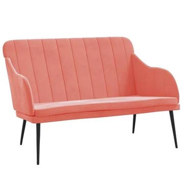 Bankje 110cm Roze | Tweede kansje | OP = OP (zetel), Huis en Inrichting, Overige materialen, Verzenden, Tweepersoons, 75 tot 100 cm