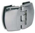 Douchedeurscharnier Atlantica 180° / 135° glas-glas-Verchroo, Doe-het-zelf en Bouw, Deuren en Vliegenramen, Verzenden, Nieuw