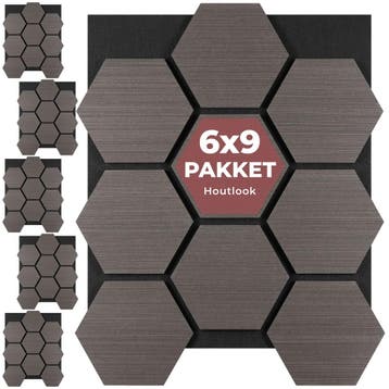 Akoestische panelen Sonic Shield houtlook - eiken grijs, Verzenden