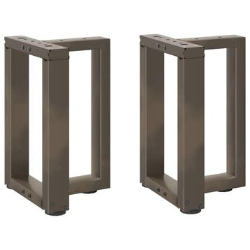 vidaXL Salontafelpoten 2 st T-vormig 38x25x(42-43) cm staal, Verzenden