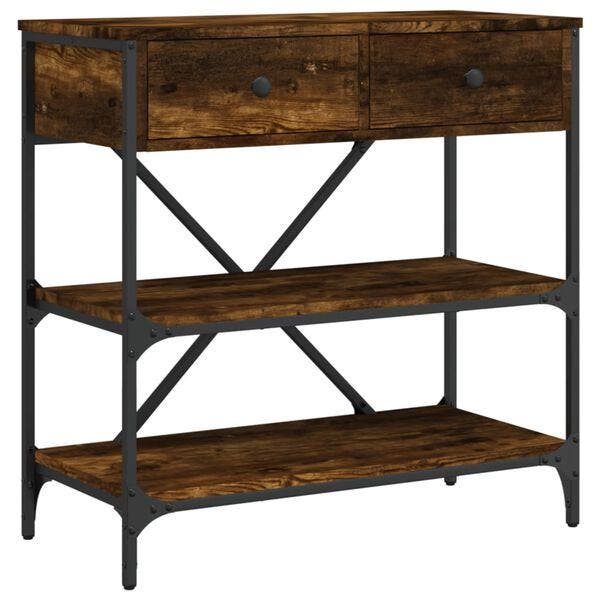 Wandtafel 75cm eiken - Retour deal - 46% korting, Huis en Inrichting, Tafels | Sidetables, 50 tot 100 cm, 25 tot 50 cm, Zo goed als nieuw