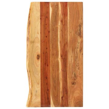 vidaXL Wastafelblad 100x52x2,5 cm massief acaciahout, Doe-het-zelf en Bouw, Verzenden, Nieuw