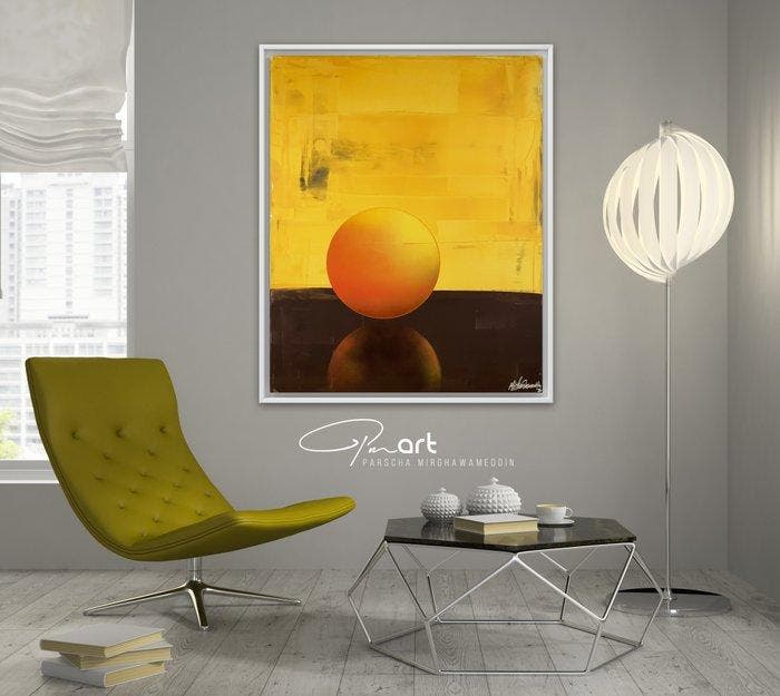 Parscha Mirghawameddin - Sphere 51 - XXL, Antiquités & Art, Art | Peinture | Moderne