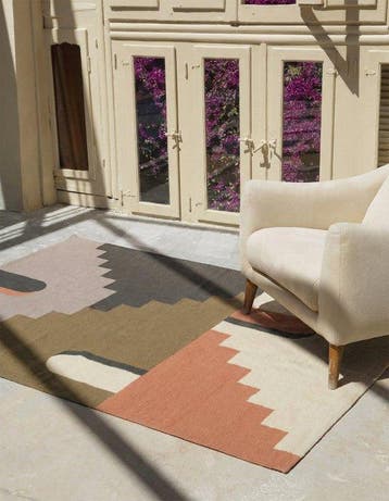 Nilo Kilim - Kelim - 200 cm - 130 cm - Kilim de créateur