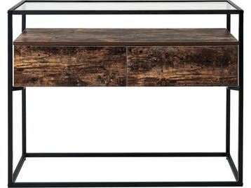 Veiling - Sidetable Echo Glas – 120×40×80, Huis en Inrichting, Tafels | Bijzettafels, Nieuw