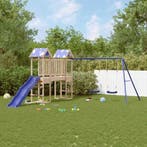 vidaXL Speelhuis massief grenenhout, Kinderen en Baby's, Speelgoed | Buiten | Speeltoestellen, Verzenden, Nieuw