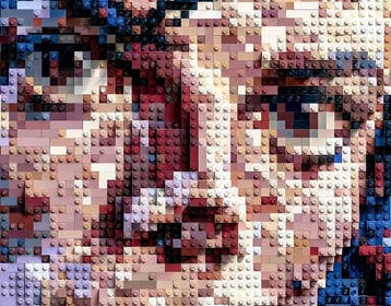 David Law - Brick Icons - Michael Jackson
