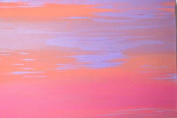 Decoratieve olieverfschilderij “Donau” met