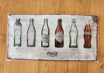 Coca-Cola - emailleplaat Coca-Cola vintage - Emaille plaat -, Antiek en Kunst