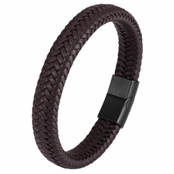 Fako Bijoux - Armband Leer - Gevlochten - Vlecht - Layer, Verzenden