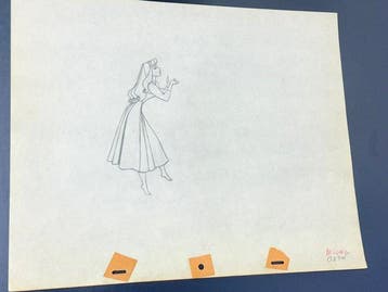 Walt Disney - Briar Rose-animatietekening Once Upon a