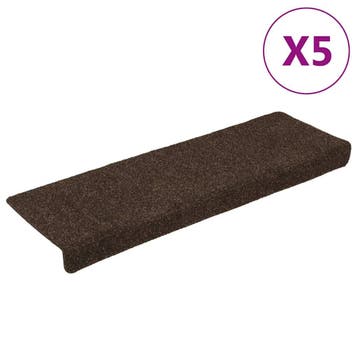 vidaXL Trapmatten zelfklevend 15 stuks 65x21x4 cm bruin, Verzenden