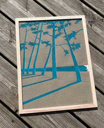 frederic Cadiou - Cap Coz bleu californien