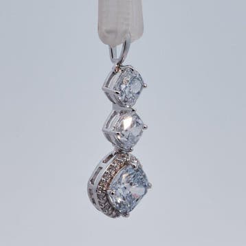Sans prix de réserve - Pendentif - 14 carats Or blanc -